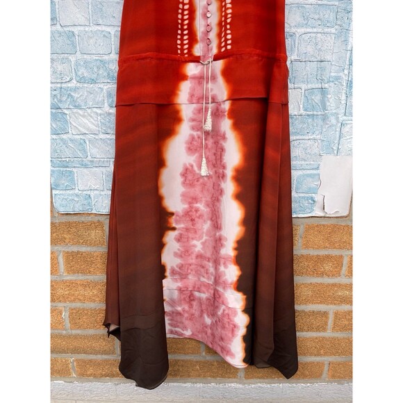 ALTUZARRA
Penelope Dyed Gradient Asymmetric Midi-Dress SIZE 46/16 - Picture 5 of 13